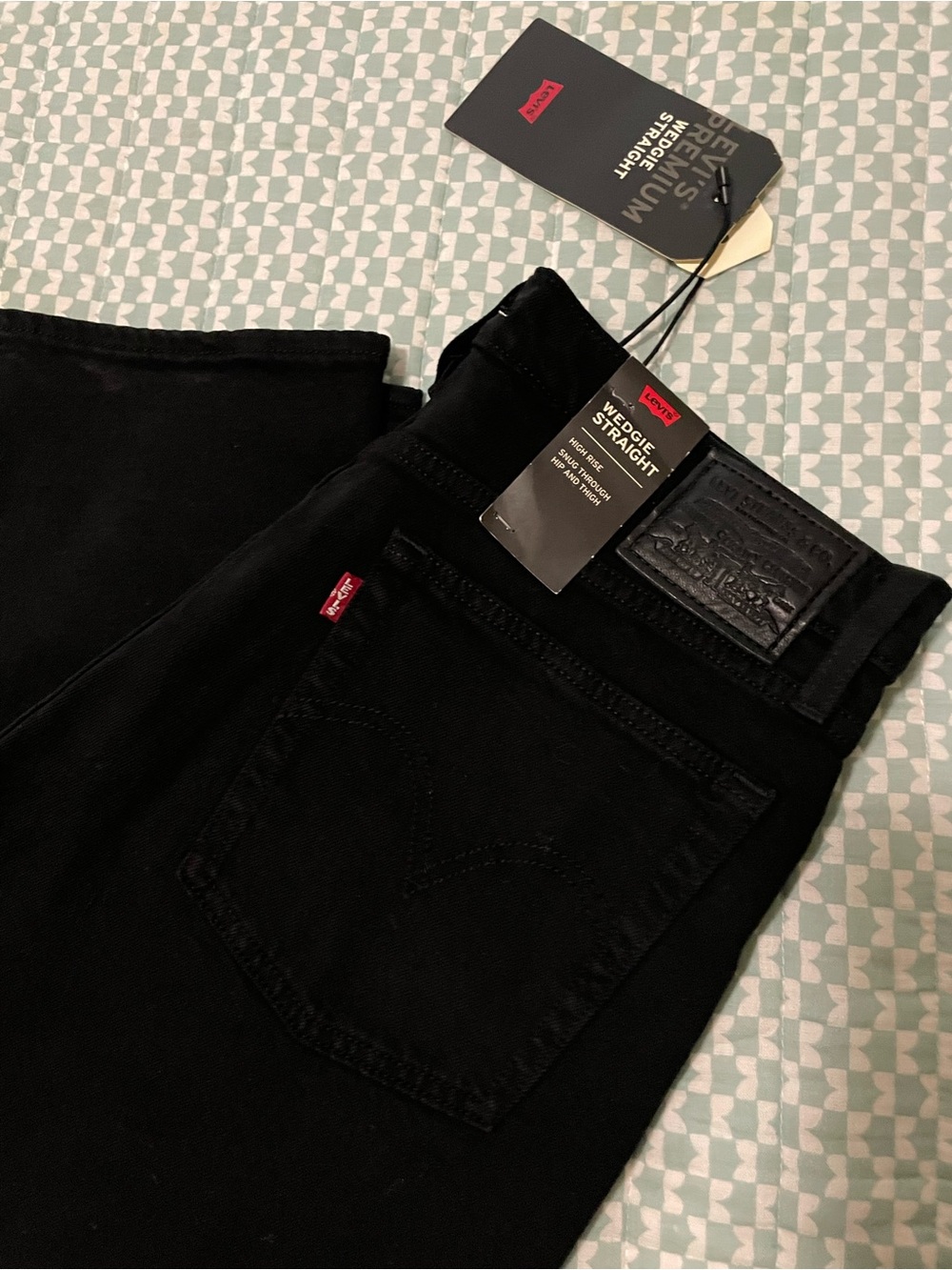 Levi's Black Straight Jeans - Wedgie Straight Style